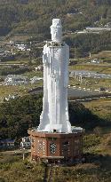 Giant Buddhist statue in western Japan