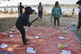Plastic pollution research in Laos