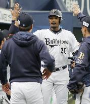 Baseball: Orix outfielder Adam Jones