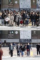 Tokyo before and after coronavirus pandemic