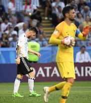 Football: Lionel Messi at 2018 World Cup