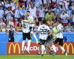 Football: Lionel Messi at 2018 World Cup