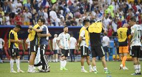 Football: Lionel Messi at 2018 World Cup