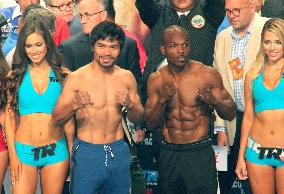 Boxing: Manny Pacquiao and Timothy Bradley