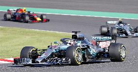 Auto racing: Lewis Hamilton