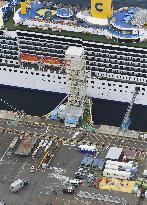 Coronavirus outbreak on cruise ship anchored in Japan