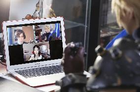 Online cosplaying event