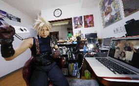 Online cosplaying event