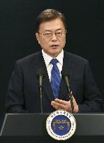 S. Korean President Moon calls for global unity in combatting virus