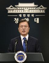 S. Korean President Moon calls for global unity in combatting virus