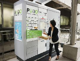 Delivery lockers in Tokyo