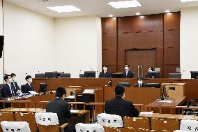 Anti-virus measure in court hearing room