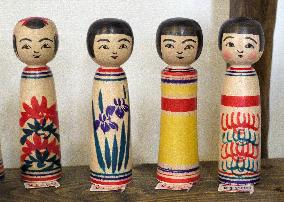 "Kokeshi" Japanese wooden dolls