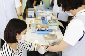 Coronavirus antibody test in Japan