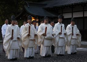 Repair of World Heritage-listed shrine in Japan