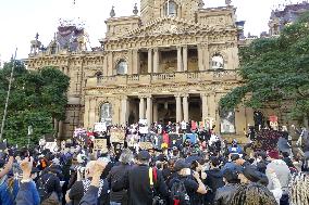 Sydney protest over George Floyd killing