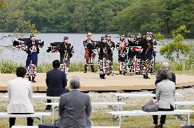 Preview of Ainu museum before public opening