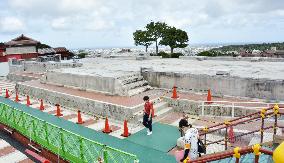 Restoration of fire-hit Shuri Castle
