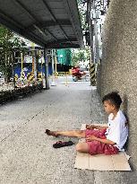 Street child in Manila