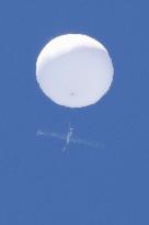 Balloon-like object spotted in skies above Sendai