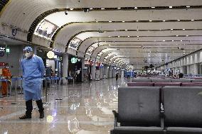 Coronavirus concern at Beijing airport