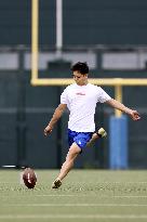 American Football: Toshiki Sato aims to become 1st Japanese in NFL