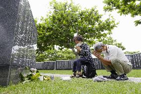 75th anniv. of end of World War II Okinawa battle