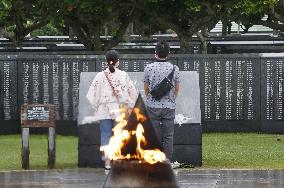 75th anniv. of end of World War II Okinawa battle