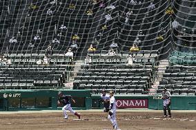 Koshien baseball stadium allows in spectators