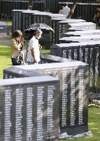 75th anniv. of end of World War II Okinawa battle