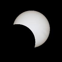 Partial solar eclipse observed in Japan