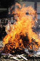 Annual charm burning ritual