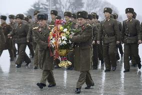 Year-end scene in Pyongyang