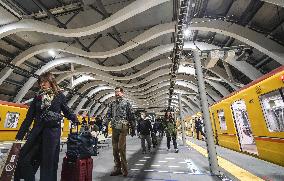 Renovated Shibuya metro station