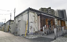 Temporary housing for victims of 2018 torrential rain