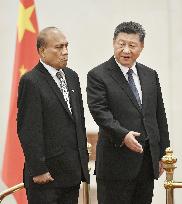 Kiribati-China talks
