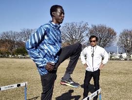 South Sudanese athletes training in Japan