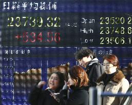 Rebound at Tokyo stock market