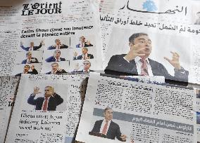 Lebanese media reports on Ghosn's press conference