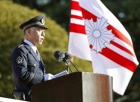 New Year police march in Tokyo