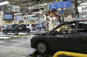 Subaru factory in Gunma