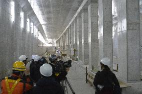 New station under construction in Osaka