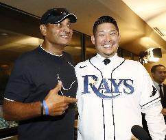 Baseball: Yoshitomo Tsutsugo joins Rays