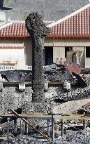 1 and half months after Shuri Castle fire