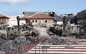 1 and half months after Shuri Castle fire