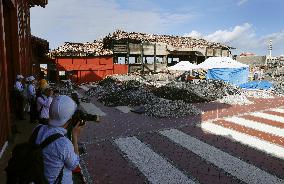 1 and half months after Shuri Castle fire