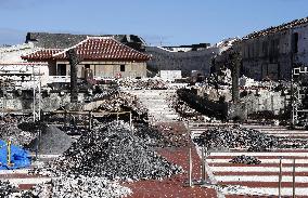 1 and half months after Shuri Castle fire