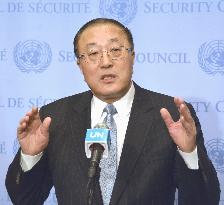 China's envoy to U.N. Zhang