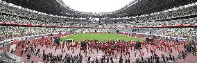 1st run at Tokyo's new National Stadium