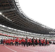 1st run at Tokyo's new National Stadium